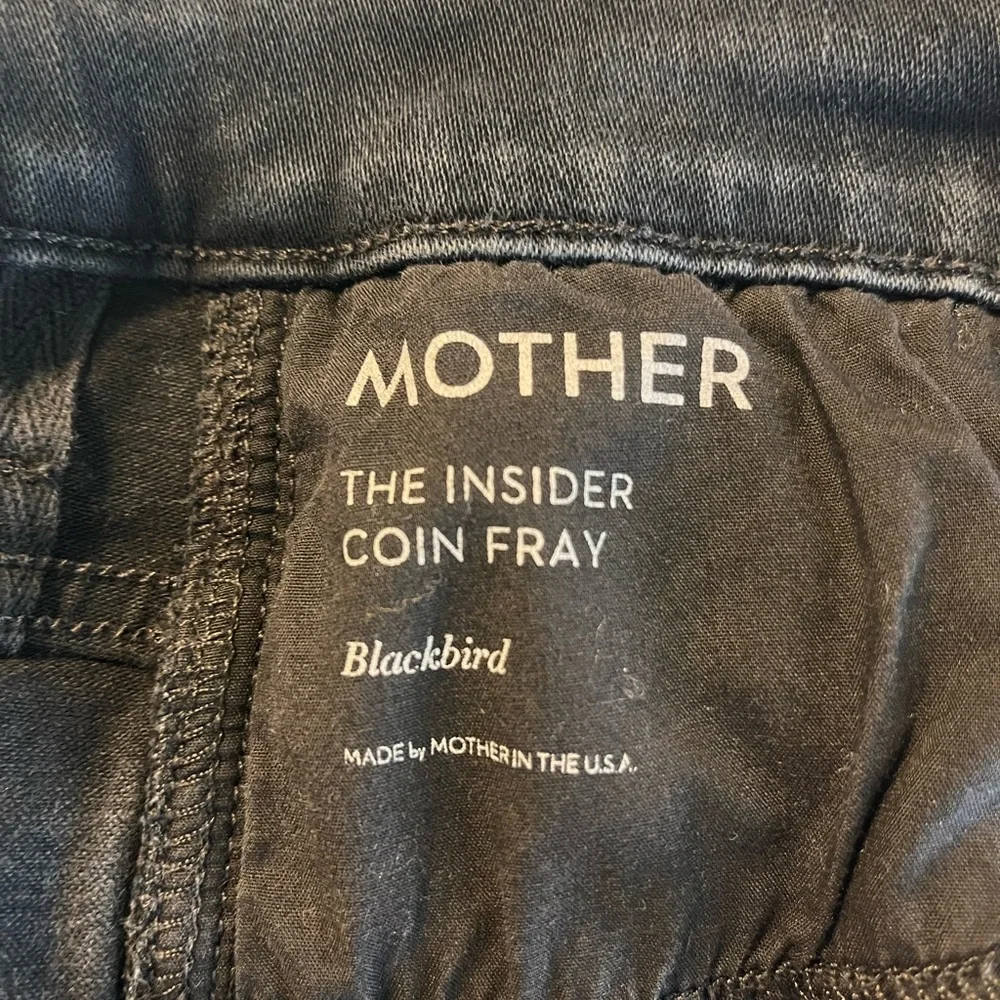 MOTHER Black Jeans. Mother Insider Coin Fray - Picture 6 of 10
